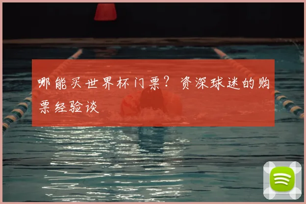 哪能买世界杯门票？资深球迷的购票经验谈
